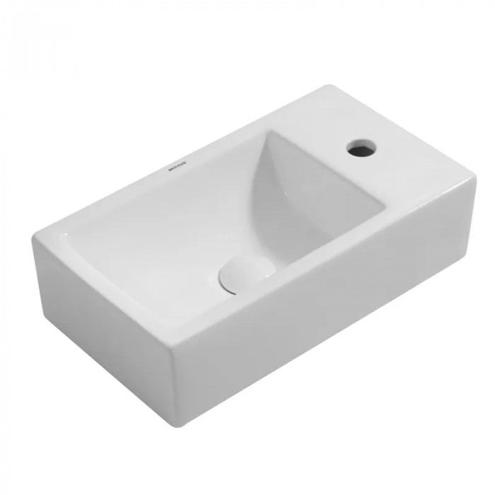 Раковина накладна Mixxus Premium QUADRO-0207 480х260х125mm з отвором під змішувач (MP6503)