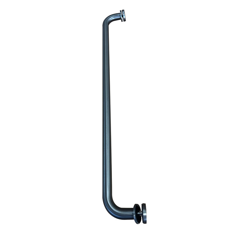 Двері в нішу Koer SR SD06-140x220-TR-07 прозоре скло Easy Clean 8мм, графіт (KR5369)