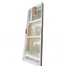 Двері в нішу Koer SR SD06-140x220-TR-07 прозоре скло Easy Clean 8мм, графіт (KR5369)