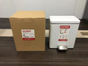 Відро для сміття з плавним закриттям прямокутне KOER TC-010306-08 6 л (колір білий) (KR5601)