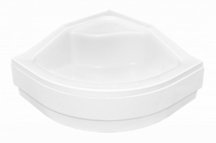 Піддон півкруглий OLIVER 90Х90Х15/25 з підвищеним сидінням + ноги