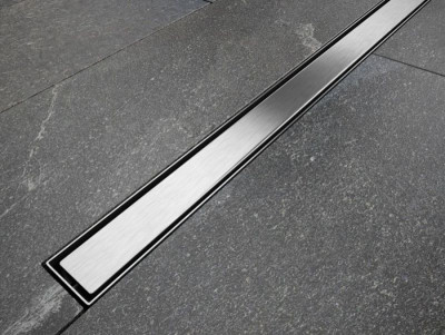 Лінійний душовий трап Virgo Slim 80