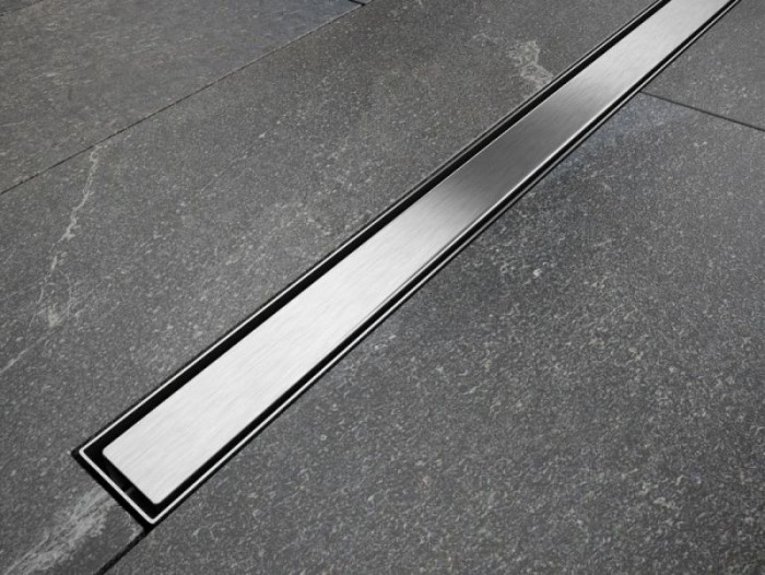 Лінійний душовий трап Virgo Slim 80