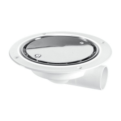 Злив у підлогу з ABS-пластику (круглий / 120 мм. / вихід - 50 мм.) USG3SS