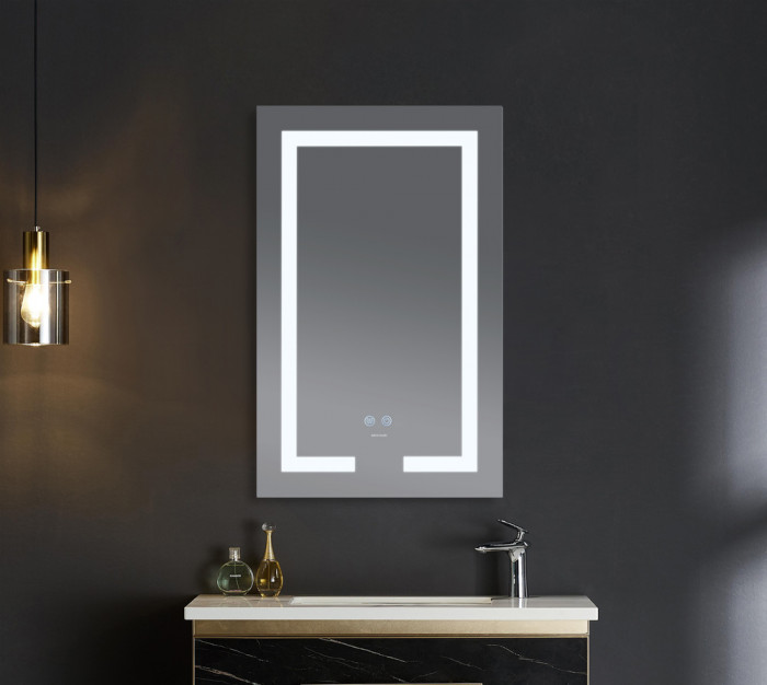 Дзеркало Mixxus HARD MR07-50x80 з Led Touch, Anti-fog, димером, регулятором яскравості (MX9992)