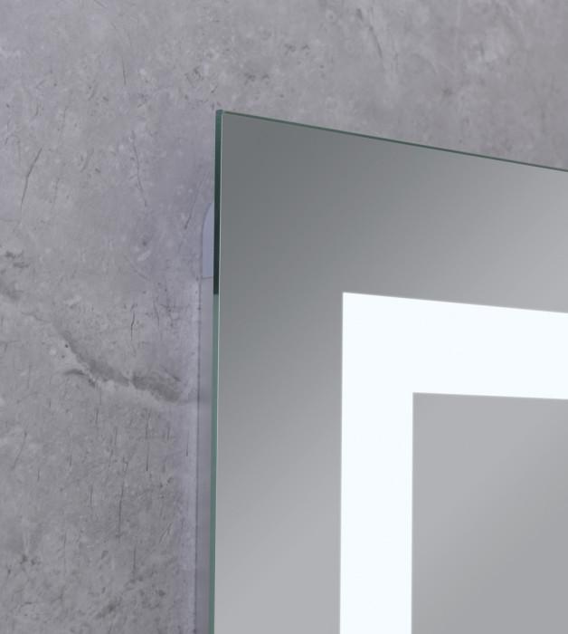 Дзеркало Mixxus HARD MR07-50x80 з Led Touch, Anti-fog, димером, регулятором яскравості (MX9992)