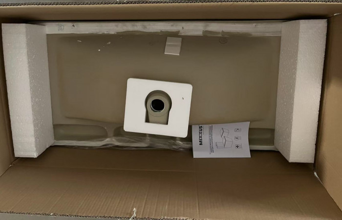 Раковина меблева MIXXUS PREMIUM STYLE-1504 1000х480х190mm з отвором під змішувач та переливом (MP6501)