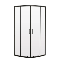 Душова кабіна без піддону MIXXUS PREMIUM DIVERSE SC01-90x90x195-TR BLACK прозоре скло 5мм (MI6860)