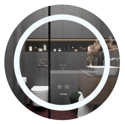 Дзеркало Mixxus PLAIN MC03-60 з Led Touch, Anti-fog, димером, регулятором яскравості (MI6662)