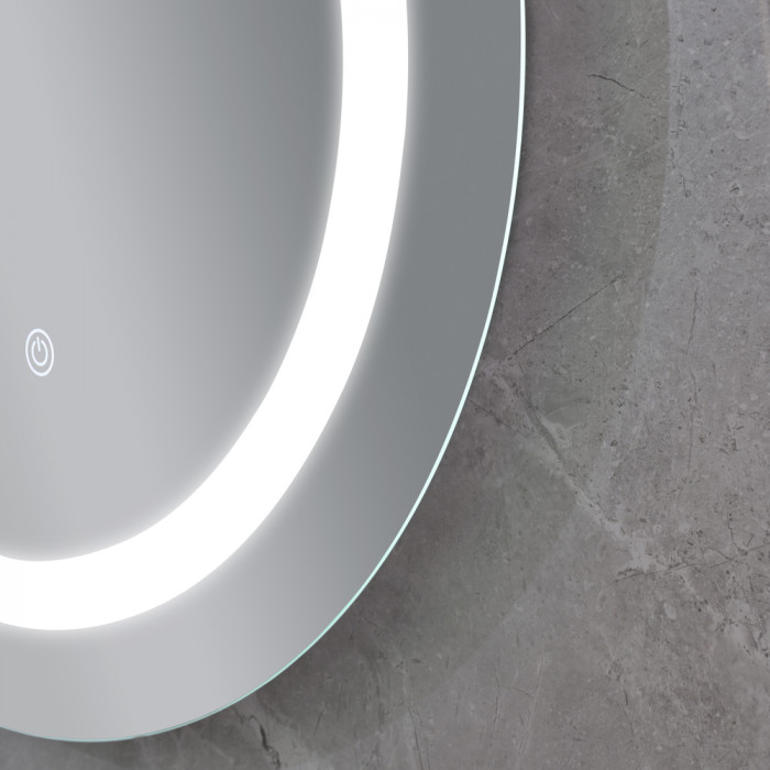 Дзеркало Mixxus PLAIN MC03-60 з Led Touch, Anti-fog, димером, регулятором яскравості (MI6662)