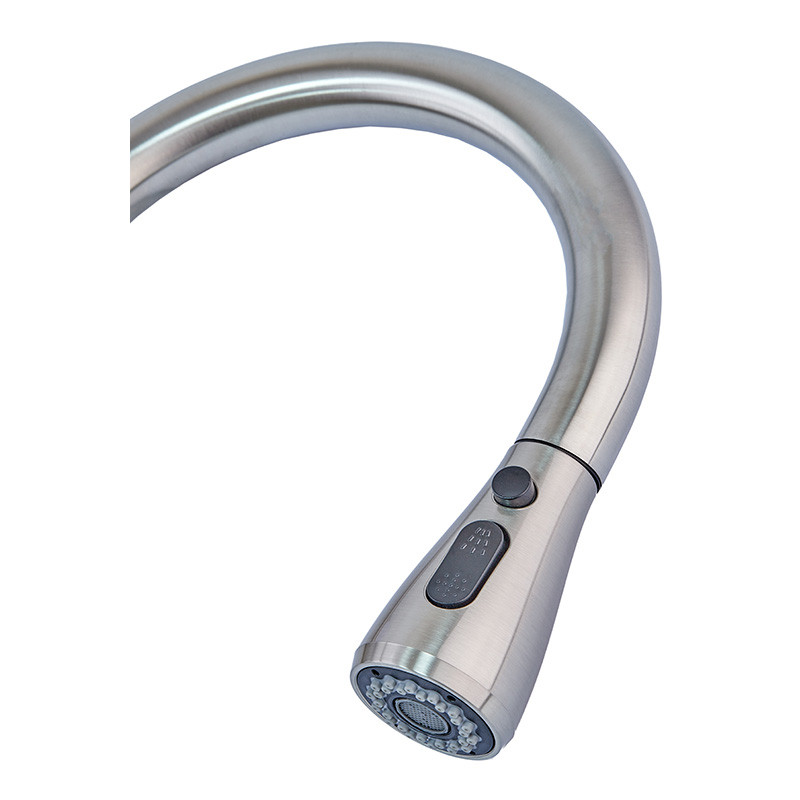 Змішувач для кухні сенсорний з висувною лійкою Mixxus LUX-014 Sensor (нерж. сталь) (MI6230)