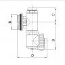 Кінцева зливна група Roho R611-100 - 1" (з краном Маєвського) (RO0153)