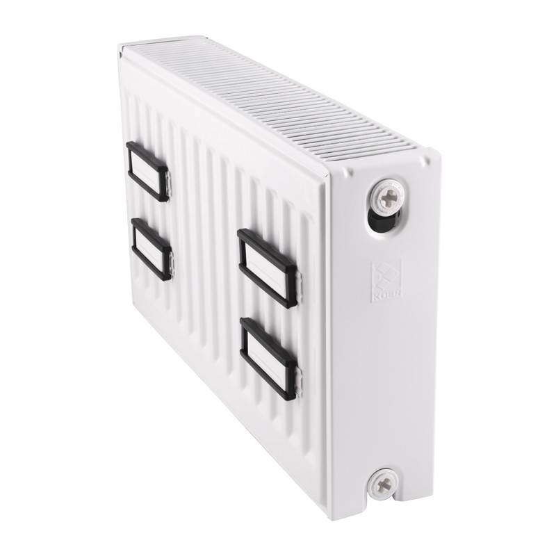 Сталевий радіатор KOER 22x300x1000B (1276 Вт, 15,25 кг, нижнє підключення, з термоклапаном (RAD103)