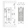 Сталевий радіатор KOER 22x300x1000B (1276 Вт, 15,25 кг, нижнє підключення, з термоклапаном (RAD103)