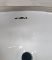 Раковина врізна під стільницю MIXXUS PREMIUM TOPPER-1701 495х405х205mm з переливом (MP6568)