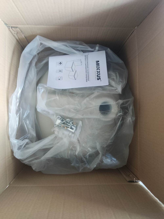 Раковина врізна під стільницю MIXXUS PREMIUM TOPPER-1701 495х405х205mm з переливом (MP6568)