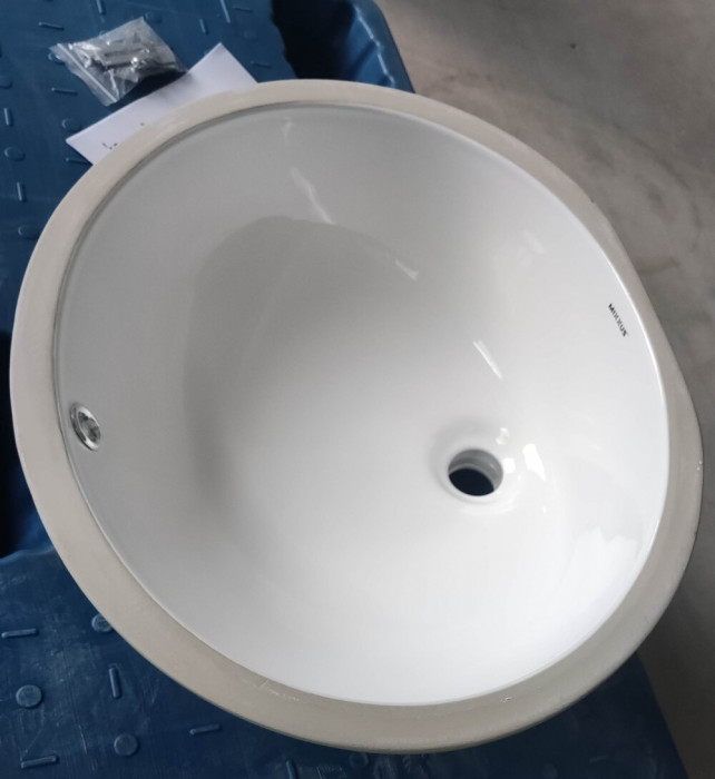 Раковина врізна під стільницю MIXXUS PREMIUM TOPPER-1701 495х405х205mm з переливом (MP6568)