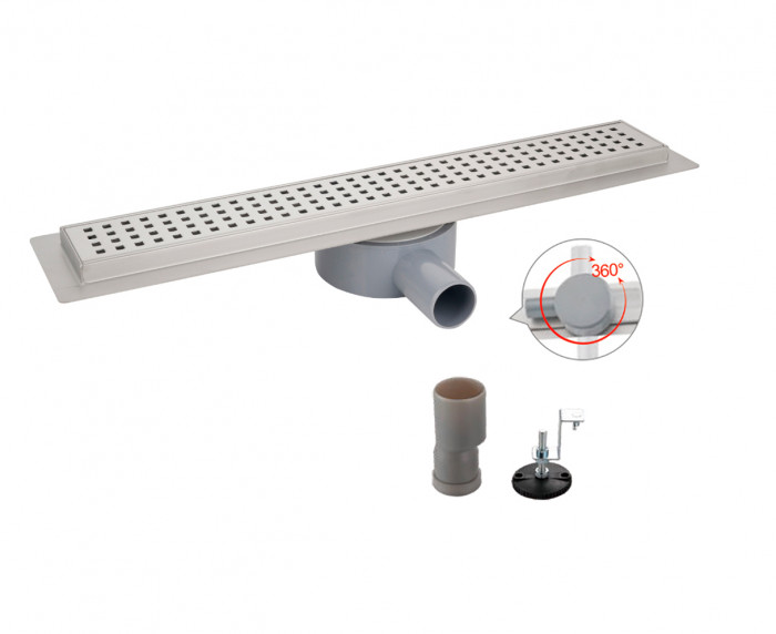 Душовий трап Koer FD02-70x600 з нержавіючої сталі SUS304 70x600мм (AC0686)