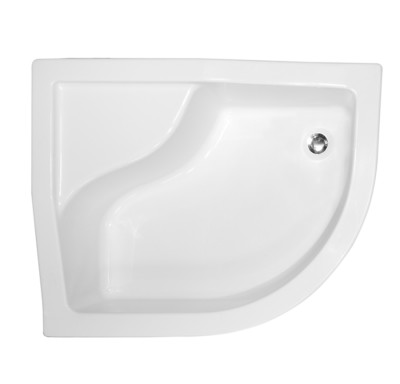 Піддон півкруглий MAXI 120x85х24/35 L + ноги