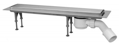 Злив у підлогу ПРЯМОКУТНИЙ 600 мм. CD600-B-NT + сифон CD-HC26-65