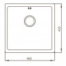 Мийка Mixxus MX4843-220x1.0-PVD-Bronze (MX0558)