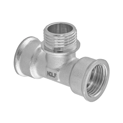 Трійник Nolf NFC.T06FMF-N-1/2''FMF нікельований (NF3098)