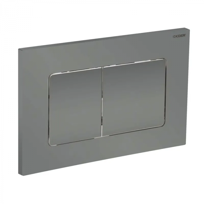 Панель змиву KOER KT-0602-07 пластикова, кнопка квадратна (KR5183)