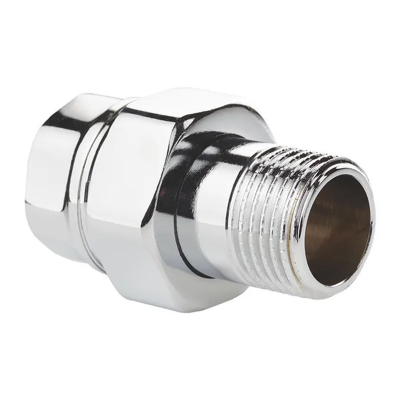 Згін американка (хром) 1 &quot;прямий Koer KR.341.chr (KR2704)