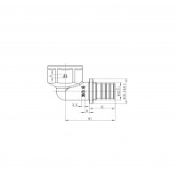 Кутник перехідний з ВР Koer KA.L10F-25 - 25(3.5mm) x 1"F (KR4879)