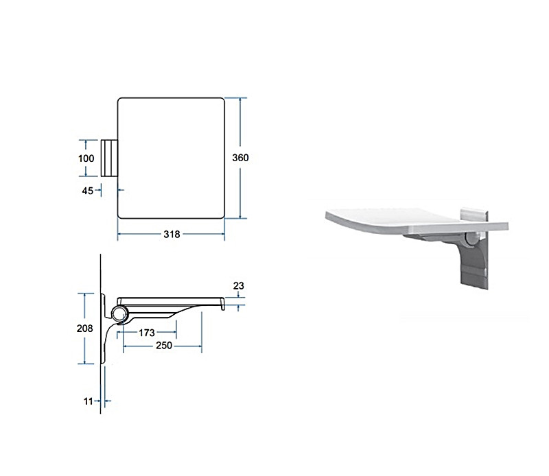 Сидіння для душу ACTIVE