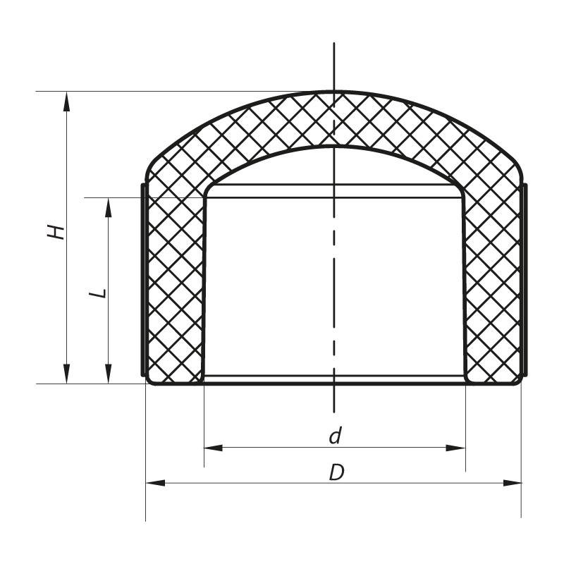 Заглушка поліпропіленова 110 PPR Koer K0233.PRO (KP2598)