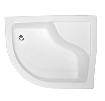 Піддон півкруглий MAXI 120x85х24/35 Р + ноги