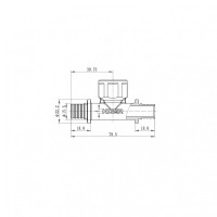 Трійник перехідний з ВР Koer KA.T16-06F-16 - 16(2.2mm) x 1/2"F x 16(2.2mm) (KR4894)