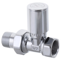 Кран для рушникосушки прямий Koer KR.532 - 1/2" (Продається по 1 шт.) (KR3074)
