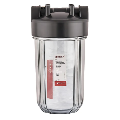 Колба фільтру для холодної води Koer KV-31-1 ВВ10 (колба, картридж PPR нитка) 8 атмосфер 1&quot; (KR5449)