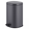 Відро для сміття з плавним закриттям овальне MIXXUS PREMIUM OLIVARY-TC0105 GRAPHITE 5 л (колір графіт) (MI7063)