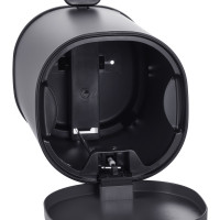 Відро для сміття з плавним закриттям овальне MIXXUS PREMIUM OLIVARY-TC0105 GRAPHITE 5 л (колір графіт) (MI7063)