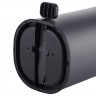 Відро для сміття з плавним закриттям овальне MIXXUS PREMIUM OLIVARY-TC0105 GRAPHITE 5 л (колір графіт) (MI7063)