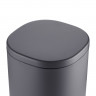 Відро для сміття з плавним закриттям овальне MIXXUS PREMIUM OLIVARY-TC0105 GRAPHITE 5 л (колір графіт) (MI7063)