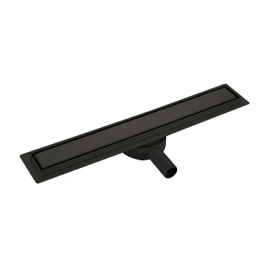 Душовий трап з нержавіючої сталі SUS304 70x500мм Koer FD29-70x500-Black (AC0679)