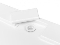 Піддон прямокутний AXIM 120х90x4.5 stone effect чорний + сифон