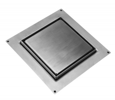 Злив у підлогу: отвір - 90 мм. CD150-90-B / візерунок PLAIN