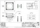 Злив у підлогу: отвір - 90 мм. CD150-90-B / візерунок PLAIN